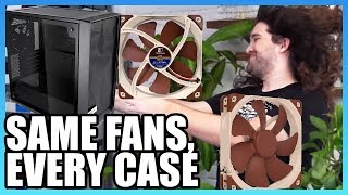 Test: Same Fans in Every Case \u0026 Noise Normalized Case Thermals