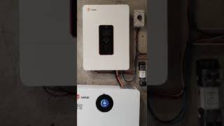 SRNE 10KW HYBRID INVETER CHARGER WITH A 10KWH LFP BATTERY