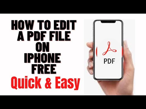 how to edit a pdf file on iphone for free, how to edit a downloaded pdf file on iphone