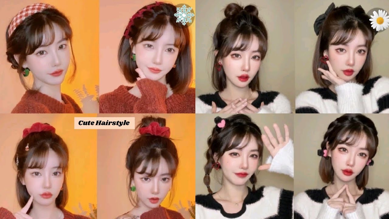 Korean Styleрџњјcute Easy Hairstyle Tutorials Braid Hairstyles Youtube