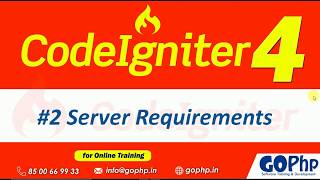 #02 CodeIgniter 4 Server Requirements