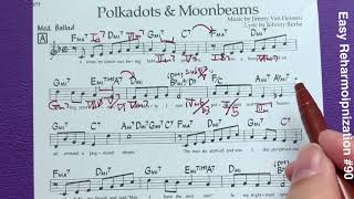 이지리하모니제이션#90- “Polka Dots and Moonbeems” Jazz Standards Analysis (재즈 곡 화성분석)