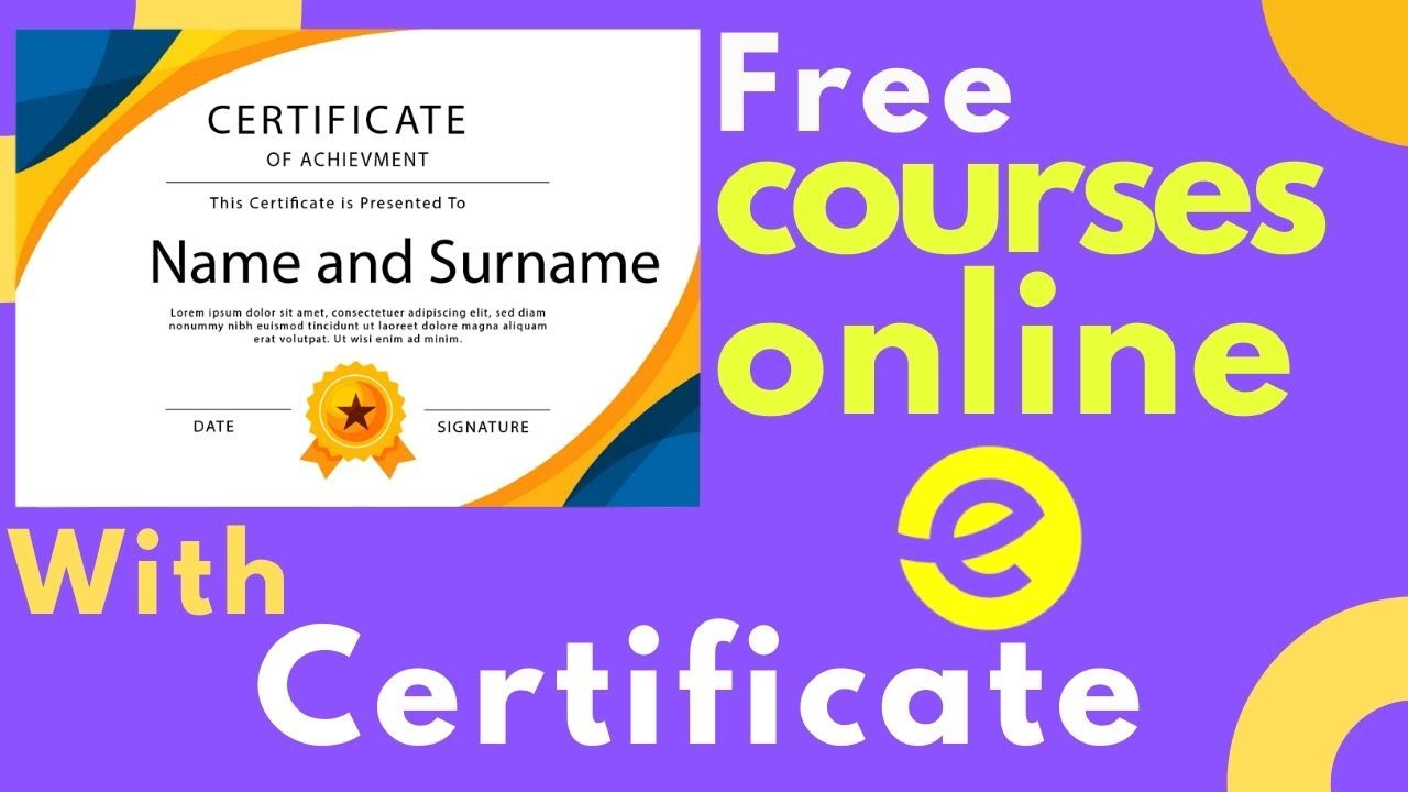 10 Free Certification Courses Online !! - YouTube