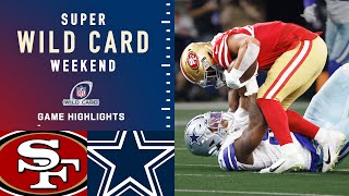 49ers vs. Cowboys Super Wild Card Weekend Highlights | NFL 2021