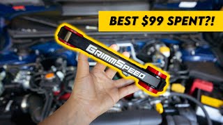 GrimmSpeed Pitch Stop Mount Install + Test drive! | Subaru STI