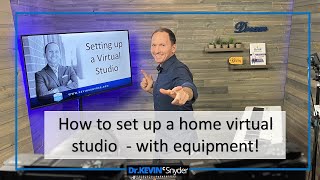 How to set up a Home Virtual Studio with equipment list and ATEM Mini Switcher
