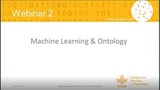 Webinar : Machine Learning and ontology