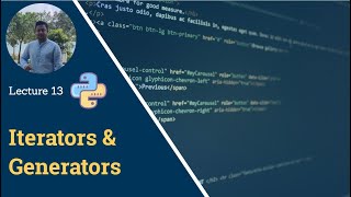 Iterators & Generators in Python: Lecture 13 | Getting Started with Python | Satyajit Pattnaik