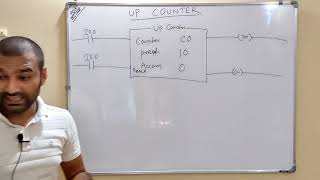 Plc programming lecture no 23 Up counter