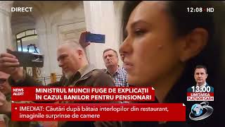 Ministrul Muncii fuge de explicații în cazul banilor pentru pensionari