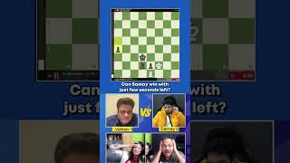 Can Samay Raina Win With Just Few Seconds? #chess #Shorts