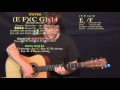 Go Flex (Post Malone) Guitar Lesson Chord Chart - Capo 5th - F C G Am E