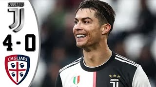 Cristiano Ronaldo Hat Trick Juventus 4-0 Cagliari Highlights