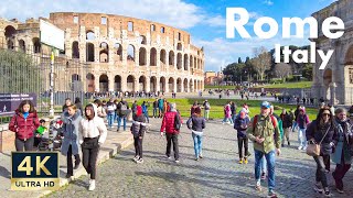 Rome Italy 🇮🇹 4K Spring Walking Tour 2022