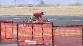 Tucson Aerobatic Shootout 2009 - Noon Demo - DA-170 Giant Scale Racer Crash