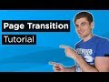 Build Amazing Page Transitions In Only 12 Minutes