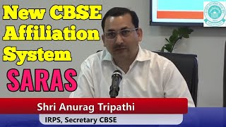 CBSE Secretary Dr. Anurag Tripathi explains the Documents required for New Affiliation System. SARAS