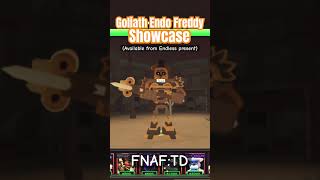 Goliath Endo Freddy swings his way into my loadout in FNAF:TD (Roblox) #goliath #roblox #fnaf