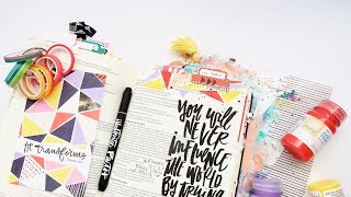 Illustrated Faith All Things New Bible Journaling Process Video