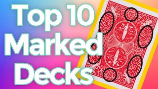 Top 10 Marked Decks for Magicians - The Best Marked Playing Cards for Magicians According to You!