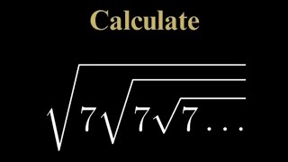 Calculating a Nested Square Root, #mathematics #maths #algebra #matholympiad #matholympiadquestion