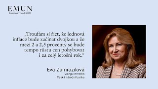 EMUN Investiční výhledy 2025 - Makroekonomický výhled ČR - Eva Zamrazilová, ČNB