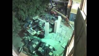 Sol Lewitt Circle with Towers Installation Time Lapse