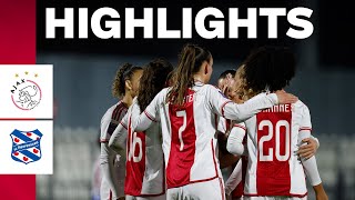 🖐️ GOALS! | Highlights Ajax Vrouwen - sc Heerenveen Vrouwen | Azerion Vrouwen Eredivisie