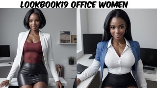 ai lookbook black women at the office [D3]#ai #aigallery #blackgirlmagic