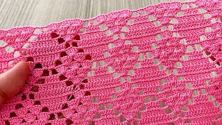 GORGEOUS Crochet Blouse, Shawl, Tunic, Runner Pattern Tutorial