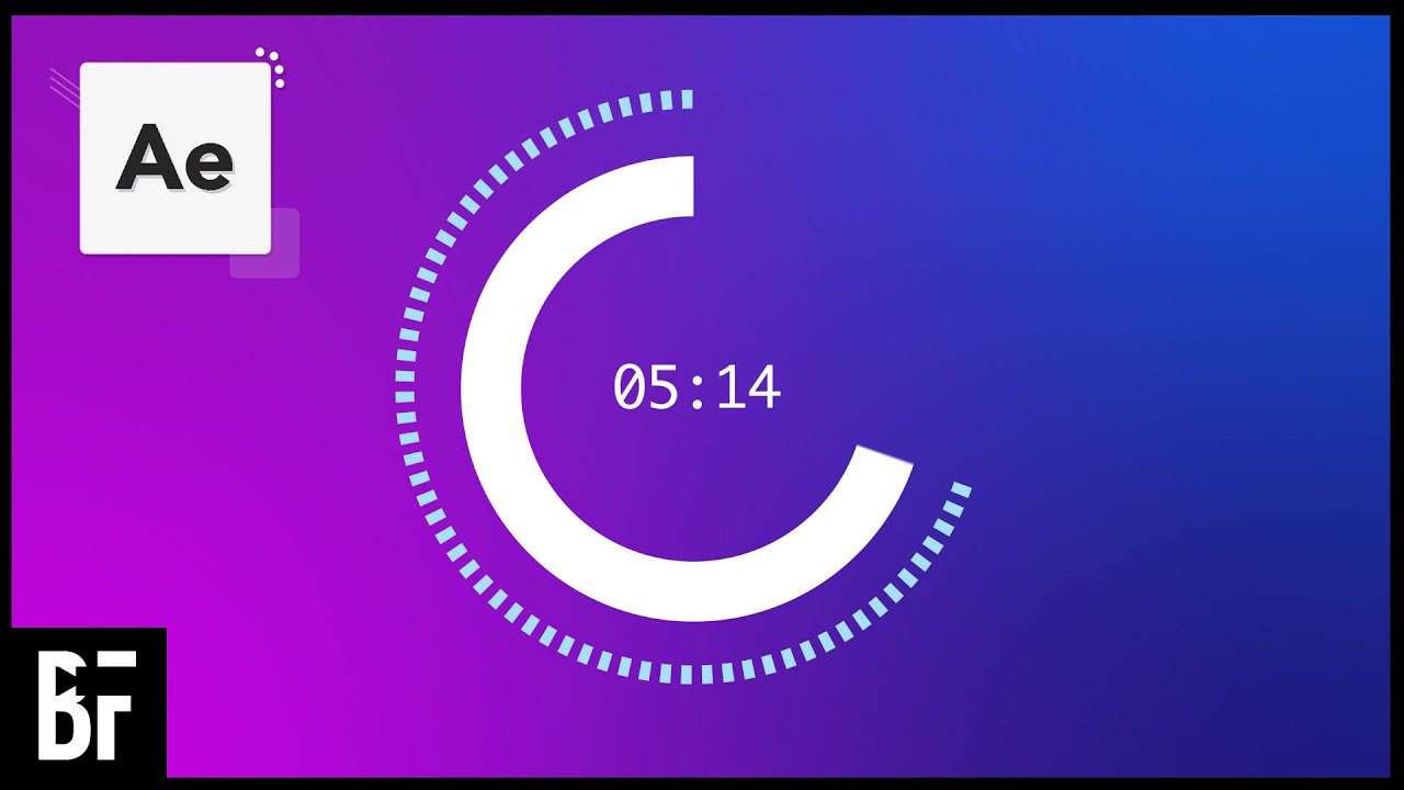 Countdown Timer After Effects Template Free Create Simply An Animated