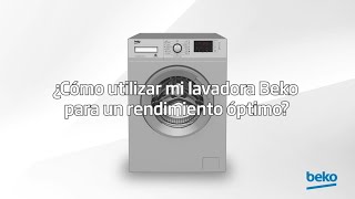 Cómo utilizar mi lavadora Beko para un rendimiento óptimo | by Beko| Beko