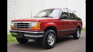 1991 Ford Explorer XLT 4WD Red