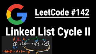 Linked List Cycle II - LeetCode #142 with python programming