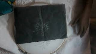 Bead embroidery; how to transfer pattern/drawing unto your fabric dor beading
