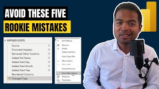 Avoid these 5 Rookie Mistakes I wish I KNEW // Beginners Guide to Power BI in 2021