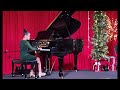 full live performance of 1st piano recital only 4 months of playing