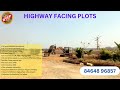 residential highway facing villa plots on mumbai highway @kamkole toll plaza rs. 15 499 sqy