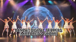 [MIRRORED + SHORT] BANZAI! digital trippers - Aqours ft. Hatsune Miku