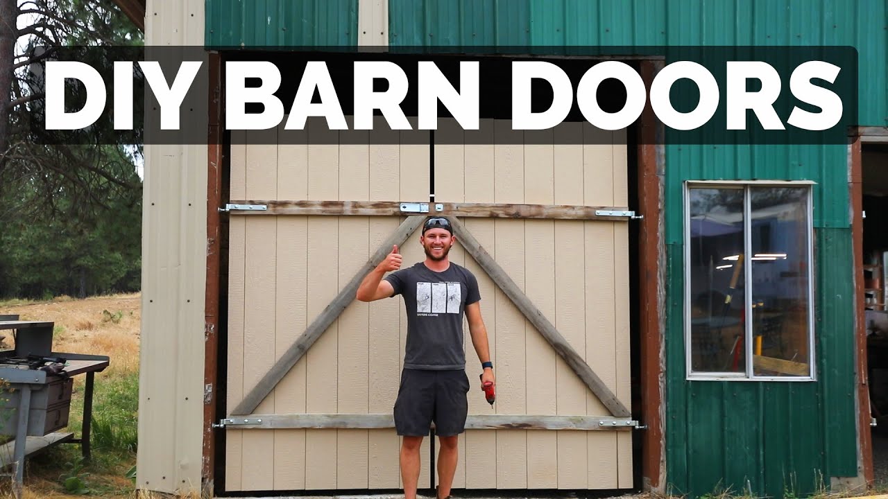 The Easiest Diy Barn Door Tutorial Youtube