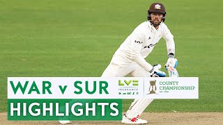 Foakes and Burgess Hit Tons | Warwickshire v Surrey | LV= County Championship 2022 - Highlights