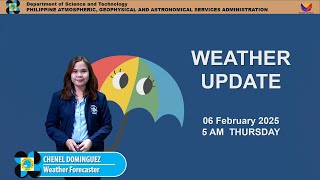 Public Weather Forecast issued at 5AM | February 6, 2025 - Thursday