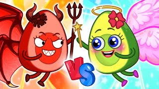 Angel😇 vs 😈Demon Mommy + More Baby Cartoon || Good Habits for Kids by Pit & Penny Stories 🥑✨