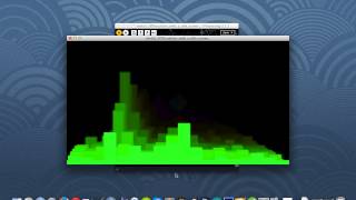 3d music visualizer in processing
