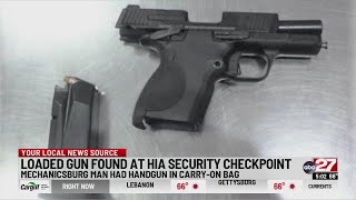 Mechanicsburg man with loaded gun stopped by TSA at Harrisburg International Airport