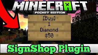 Pocketmine Plugin - SignShop Tutorial