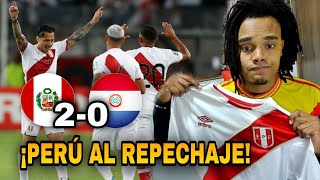PERÚ vs PARAGUAY (2-0) REACCIÓN DE COLOMBIANO