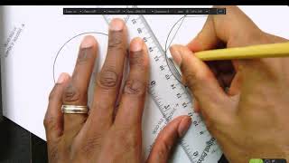 Geometric Constructions: Inscribe a Regular Hexagon, Triangle and Square in a Circle