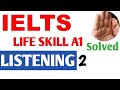 A1 listening | A1 Listening with  Answer |  A1 Life Skills Listening test 2