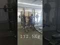 132.5kg for 7 reps